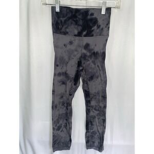 Lululemon Align High Rise Crop 23' Leggings - Diamond Dye Pitched Grey - Size 4